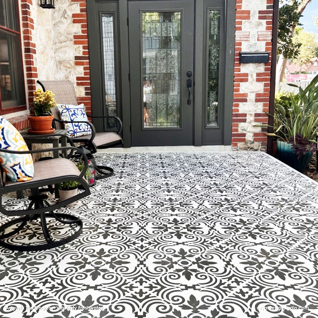 Augusta Tile Stencil