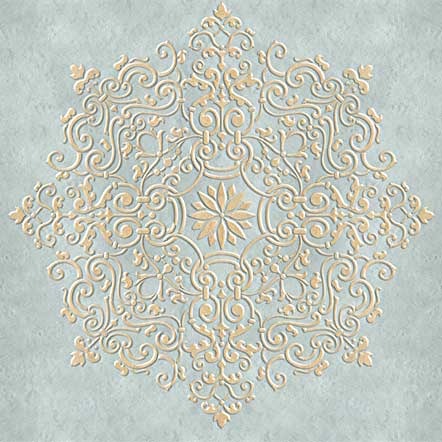 Avignon Ceiling Medallion Stencil