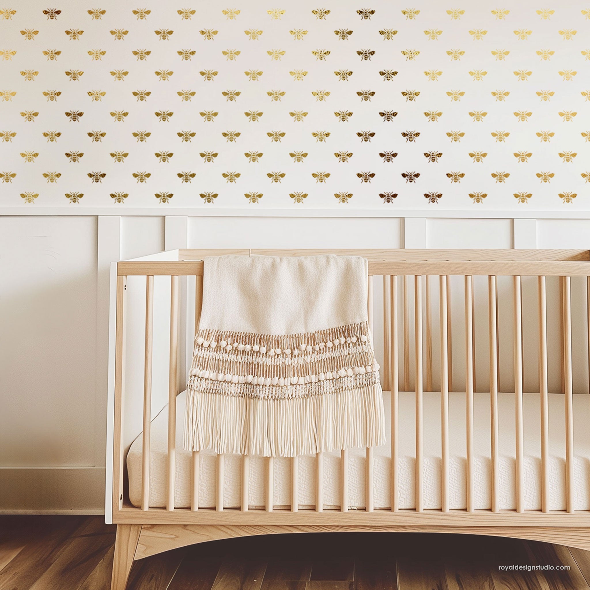 The Buzz Allover Bee Stencil