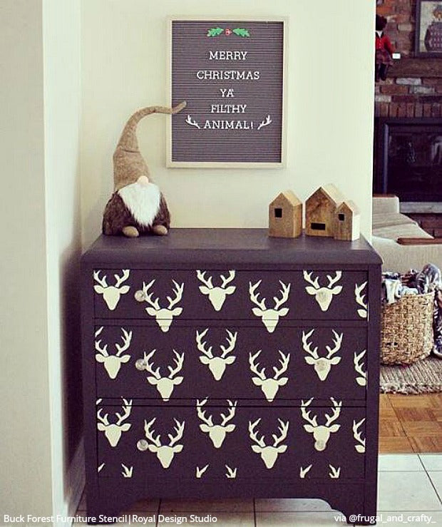 Buck Forest Bonnie Christine Furniture Stencil
