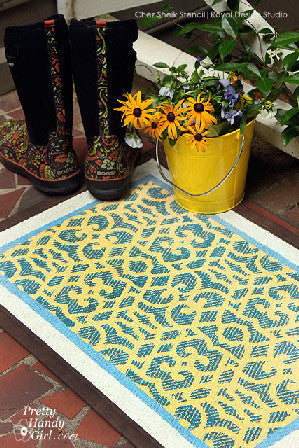Chez Sheik Moroccan Furniture Stencil