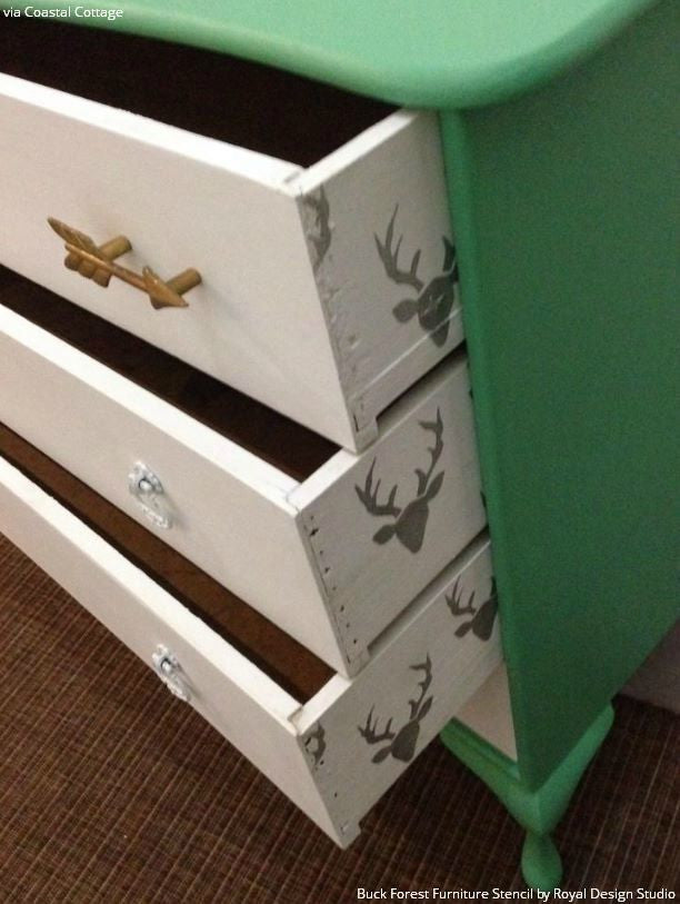 Buck Forest Bonnie Christine Furniture Stencil