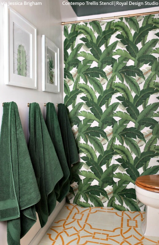 Contempo Trellis Wall Stencil