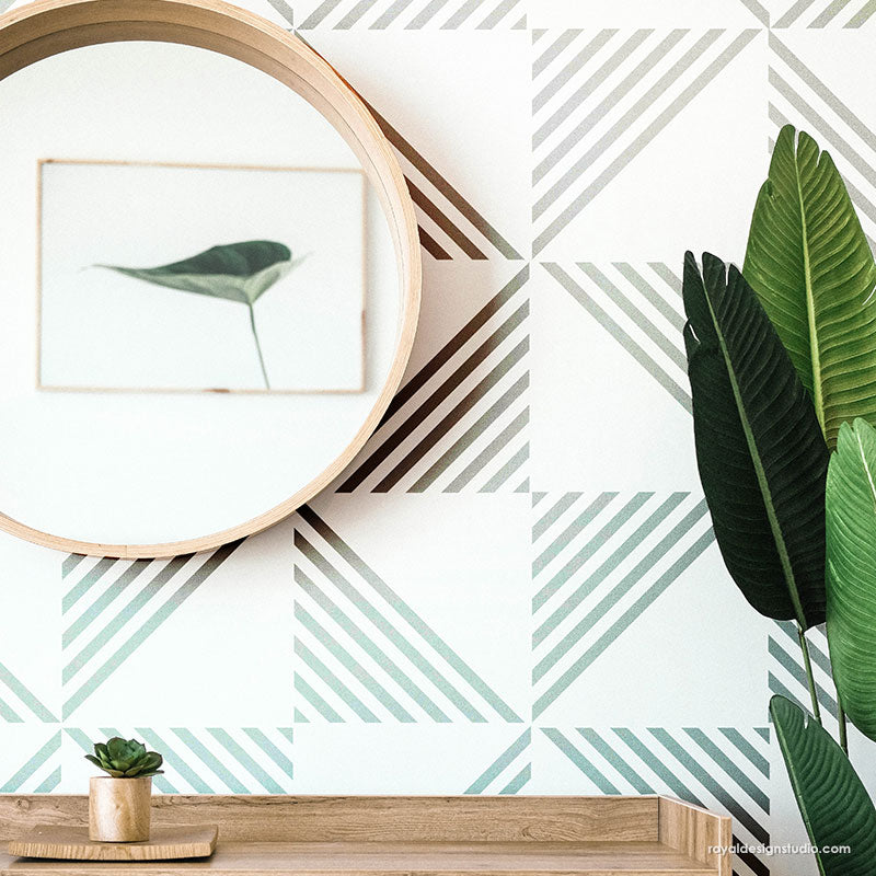 Tile Your Way Tile Stencil