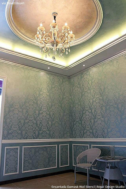 Encantada Damask Stencil