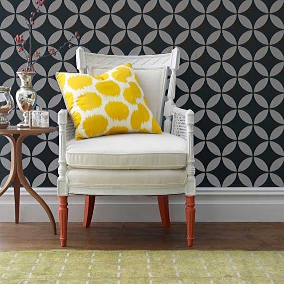 Endless Moorish Circles Moroccan Stencil