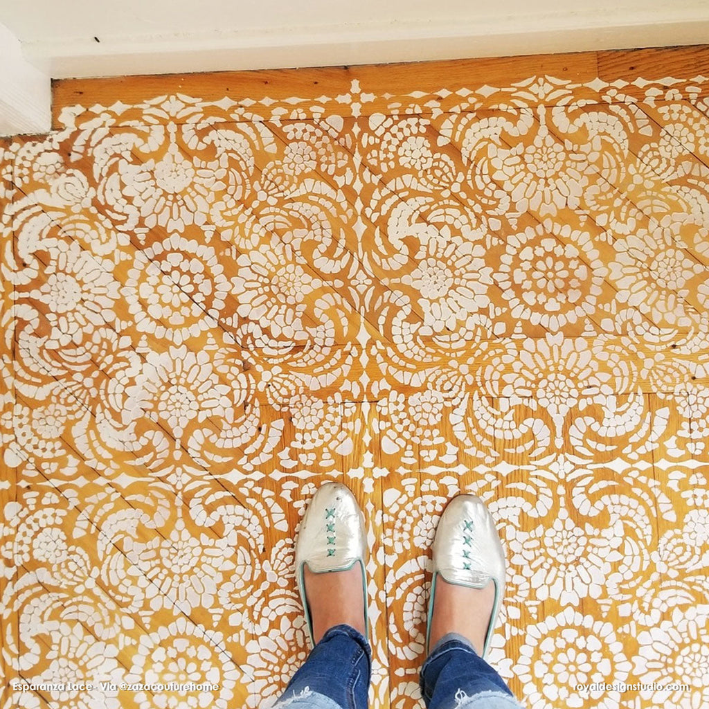 Esperanza Lace Tile Stencil