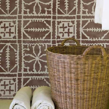 Fez Blanket Moroccan Stencil