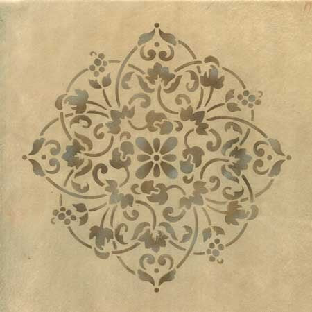 Floral Medallion Set B Wall Stencils