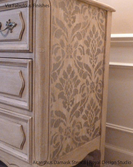 Classic Damask Stencil
