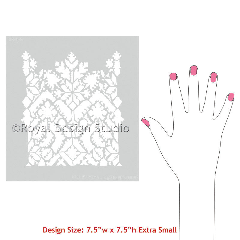 Moroccan Lace Craft Stencil