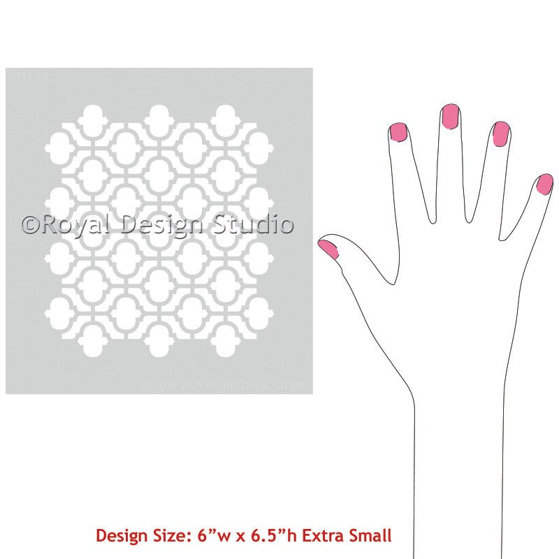Casbah Trellis Moroccan Craft Stencil