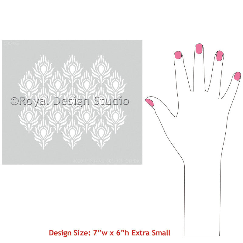 Peacock Fancy Craft Stencil