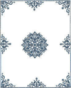 Hampton Ceiling Stencil Set