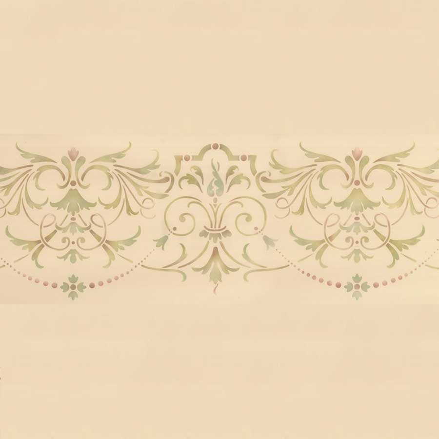 Hampton Frieze Ceiling Stencil