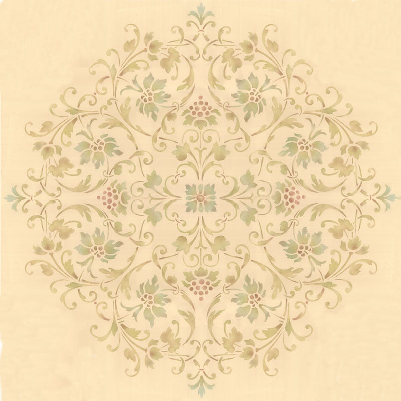 Hampton Ceiling Medallion Stencil