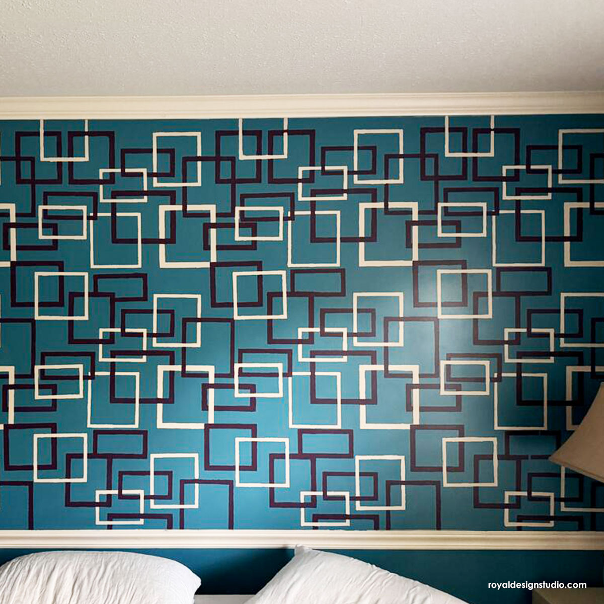 Hip To Be Square Stencil