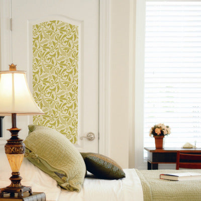 Interlacing Leaves Allover Stencil