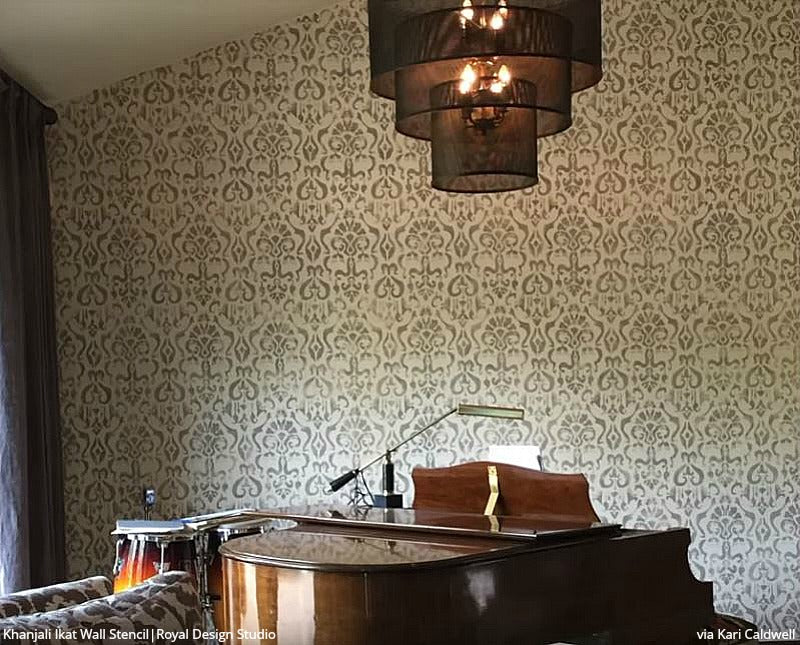 Khanjali Ikat Stencil