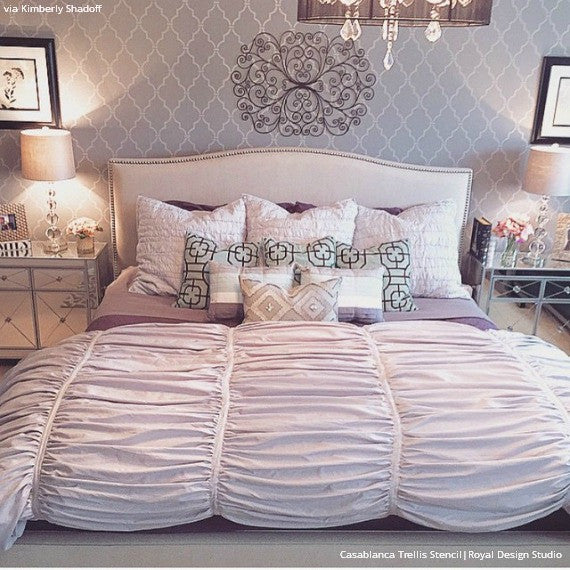 Casablanca Trellis Moroccan Stencil