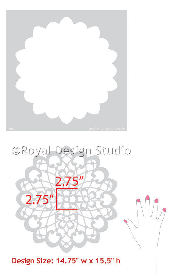 Catherine Lace Doily Stencil