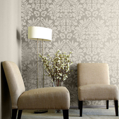 Grand Fabric Damask Wall Stencil