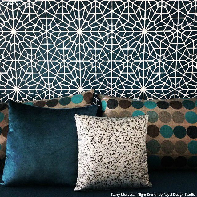 Starry Moroccan Night Stencil