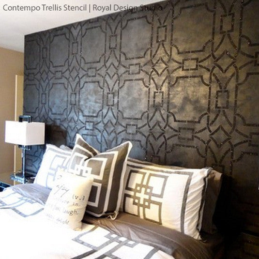 Contempo Trellis Wall Stencil