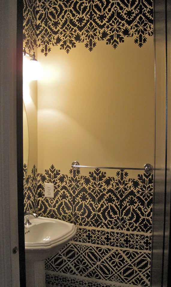Moroccan Lace Stencil