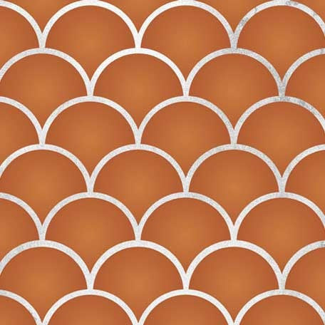 Moroccan Scallops Furniture Stencil