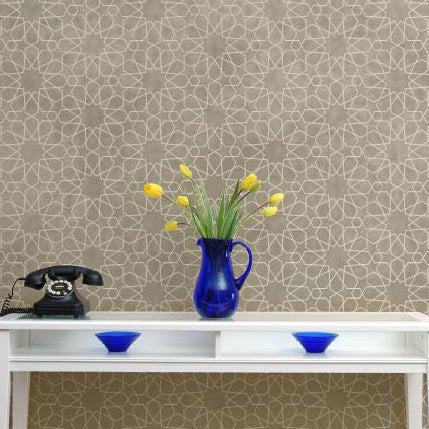 Moroccan Geometry Stencil