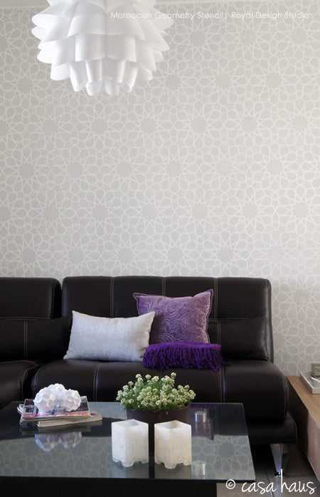 Moroccan Geometry Stencil