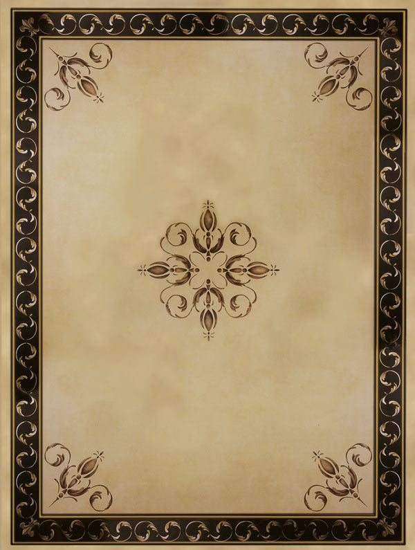 Palazzo Centerpiece Ceiling Stencil
