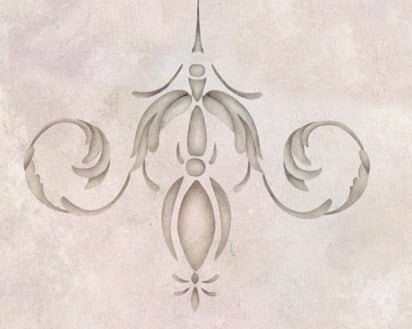 Palazzo Centerpiece Ceiling Stencil