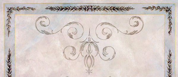 Palazzo Centerpiece Ceiling Stencil