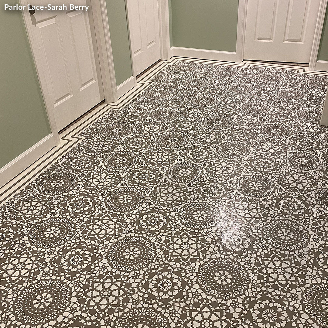 Parlor Lace Wall Stencil