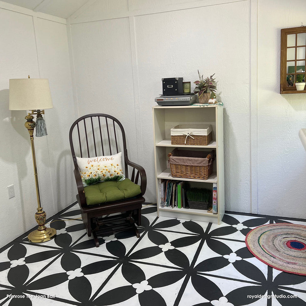 Primrose Tile Stencil