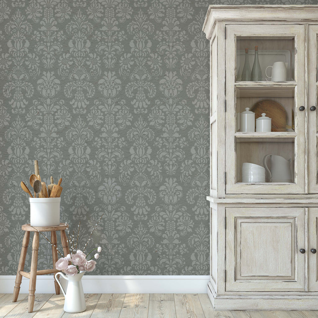 Delicate Floral Wall Stencil