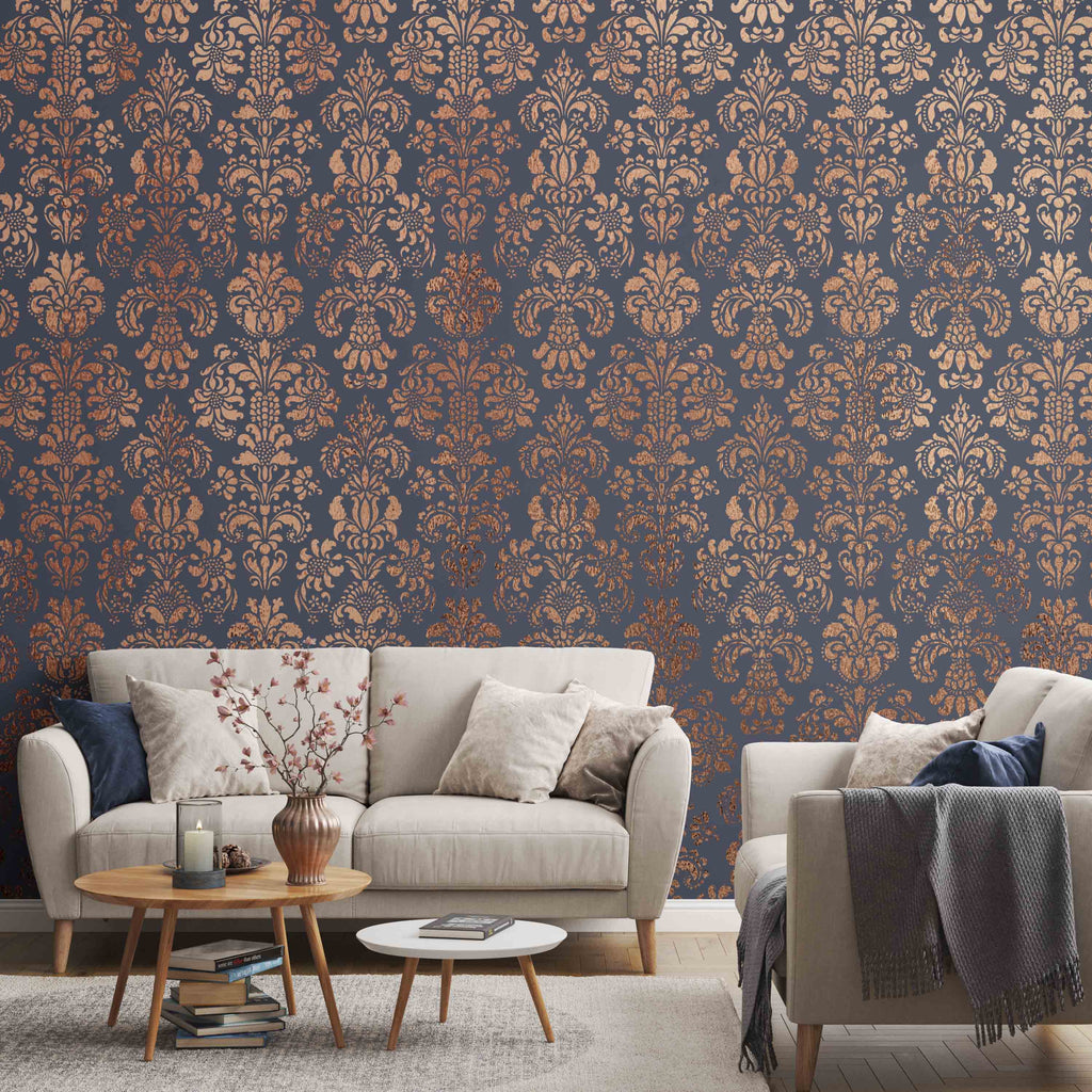 Delicate Floral Wall Stencil