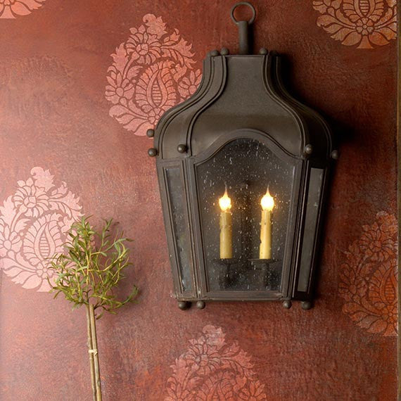 Rani Paisley Motif Indian Furniture Stencil