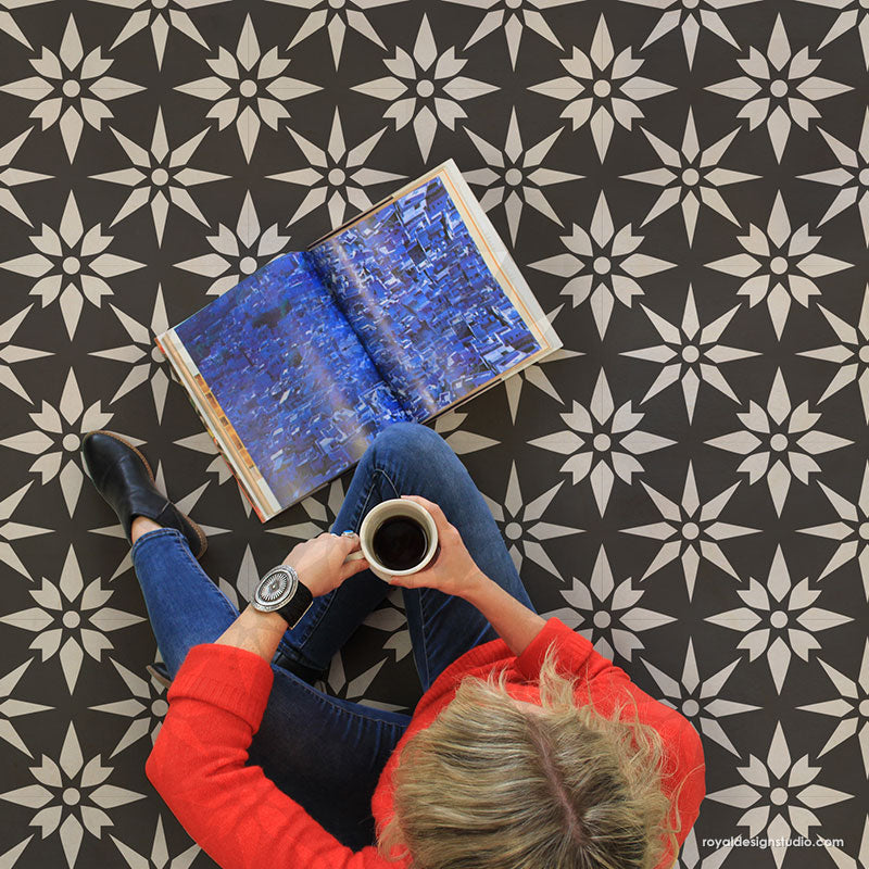Starz Tile Stencil