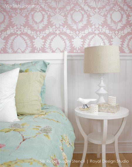 Silk Road Suzani Wall Stencil