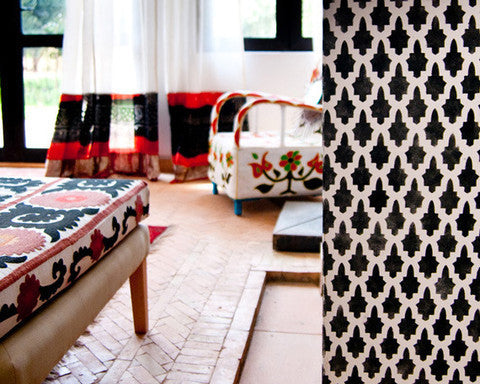 Moroccan Arches Allover Wall Stencil