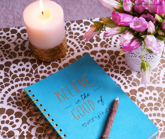 Spanish Lace Scallop Furniture Stencil