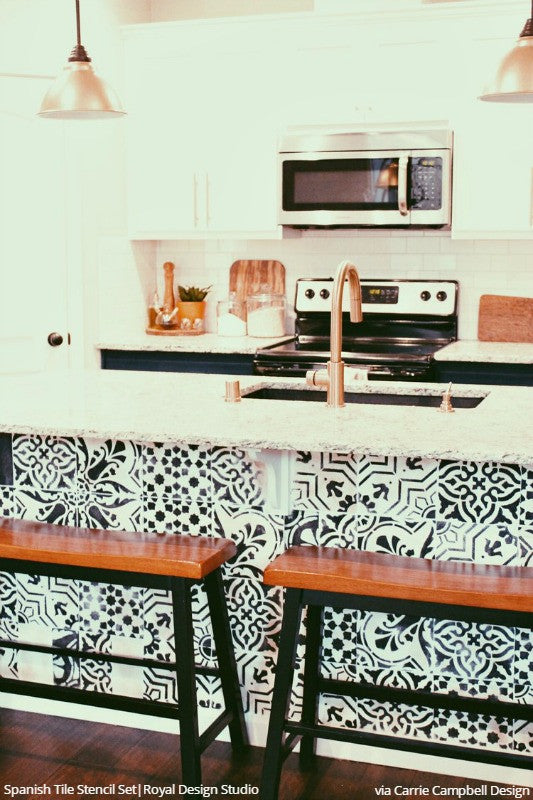Spanish Tile Stencil Set