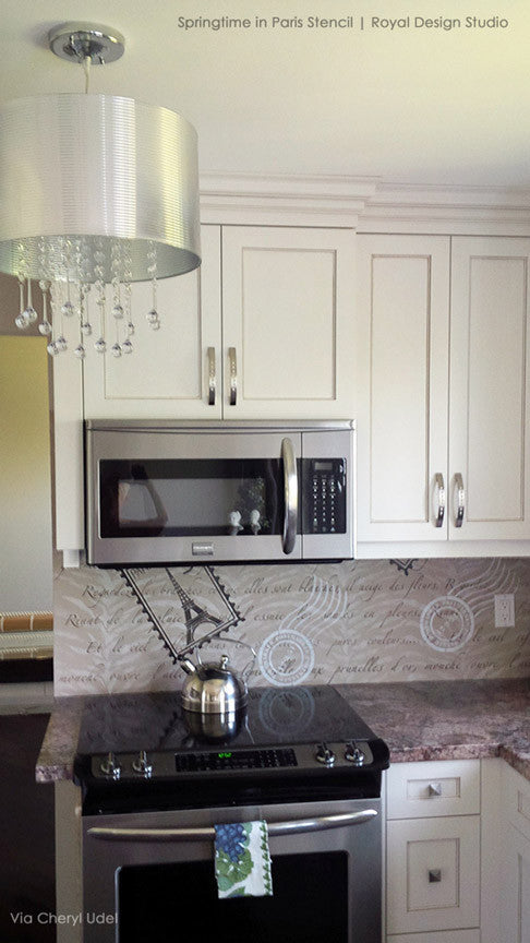 Postmark Wall Stencil