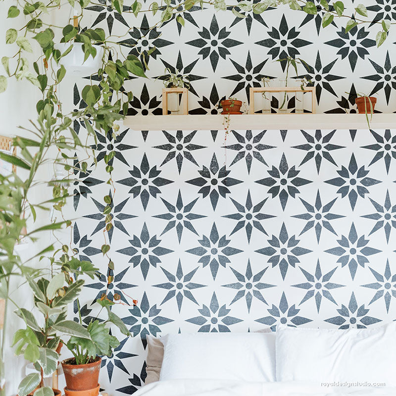Starz Tile Stencil