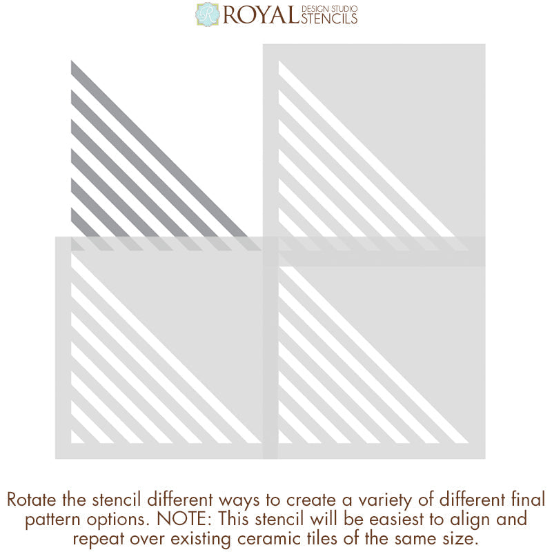 Tile Your Way Tile Stencil