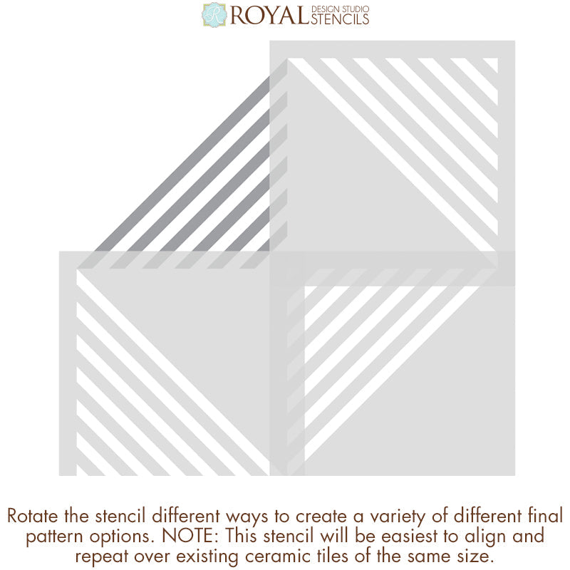 Tile Your Way Tile Stencil