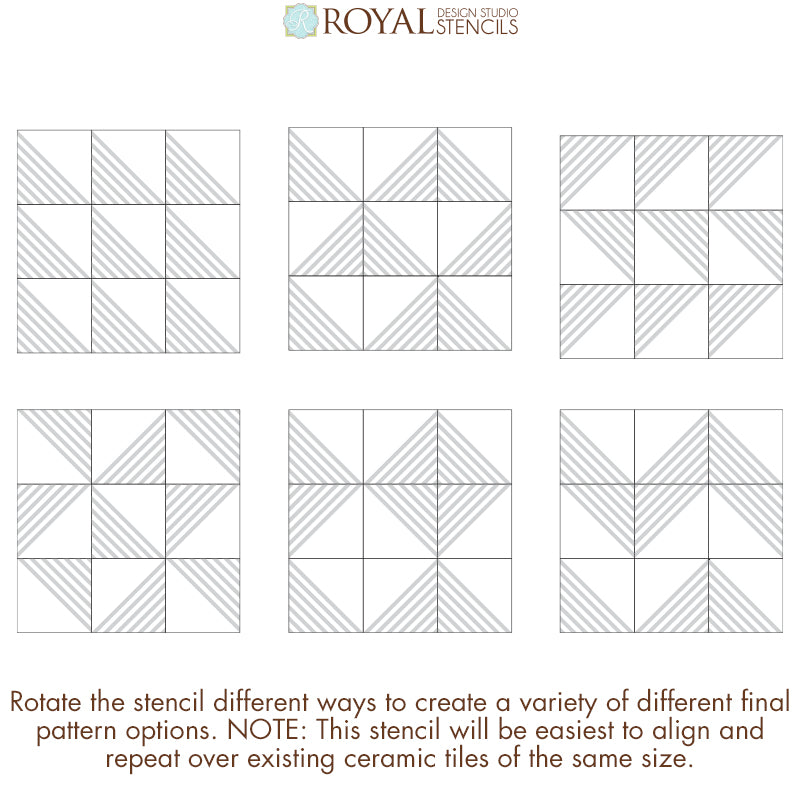 Tile Your Way Tile Stencil